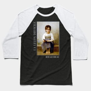 The Difficult Lesson by Bouguereau Baseball T-Shirt